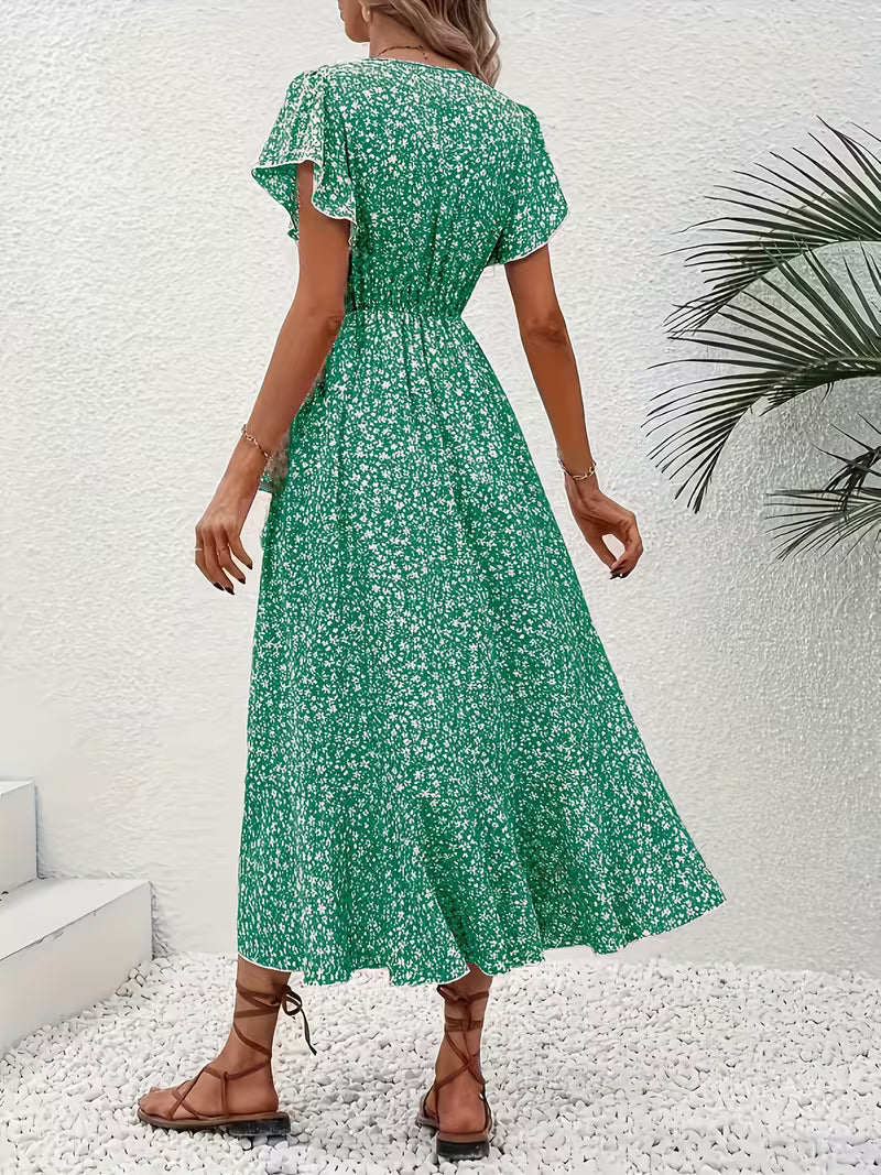 Elara | Fließendes, Bauch-umspielendes Wickelkleid