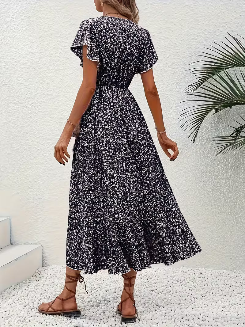 Elara | Fließendes, Bauch-umspielendes Wickelkleid