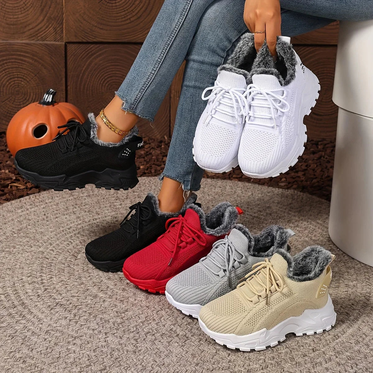 Rugaile - Winter Warmer Gefütterter Orthopädischer Sneaker