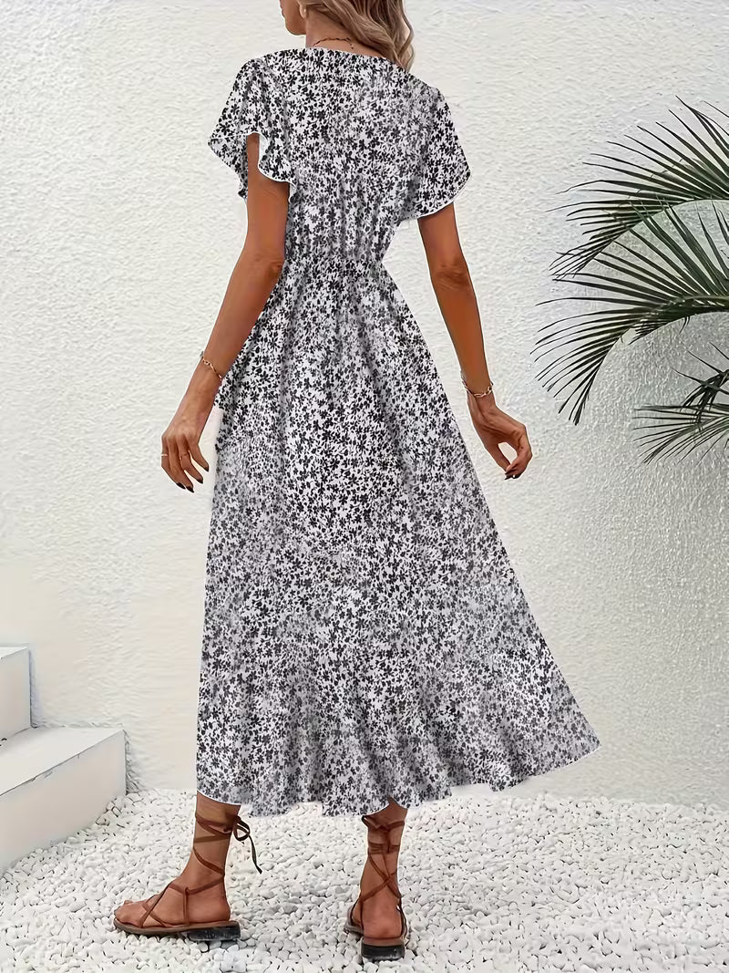 Elara | Fließendes, Bauch-umspielendes Wickelkleid