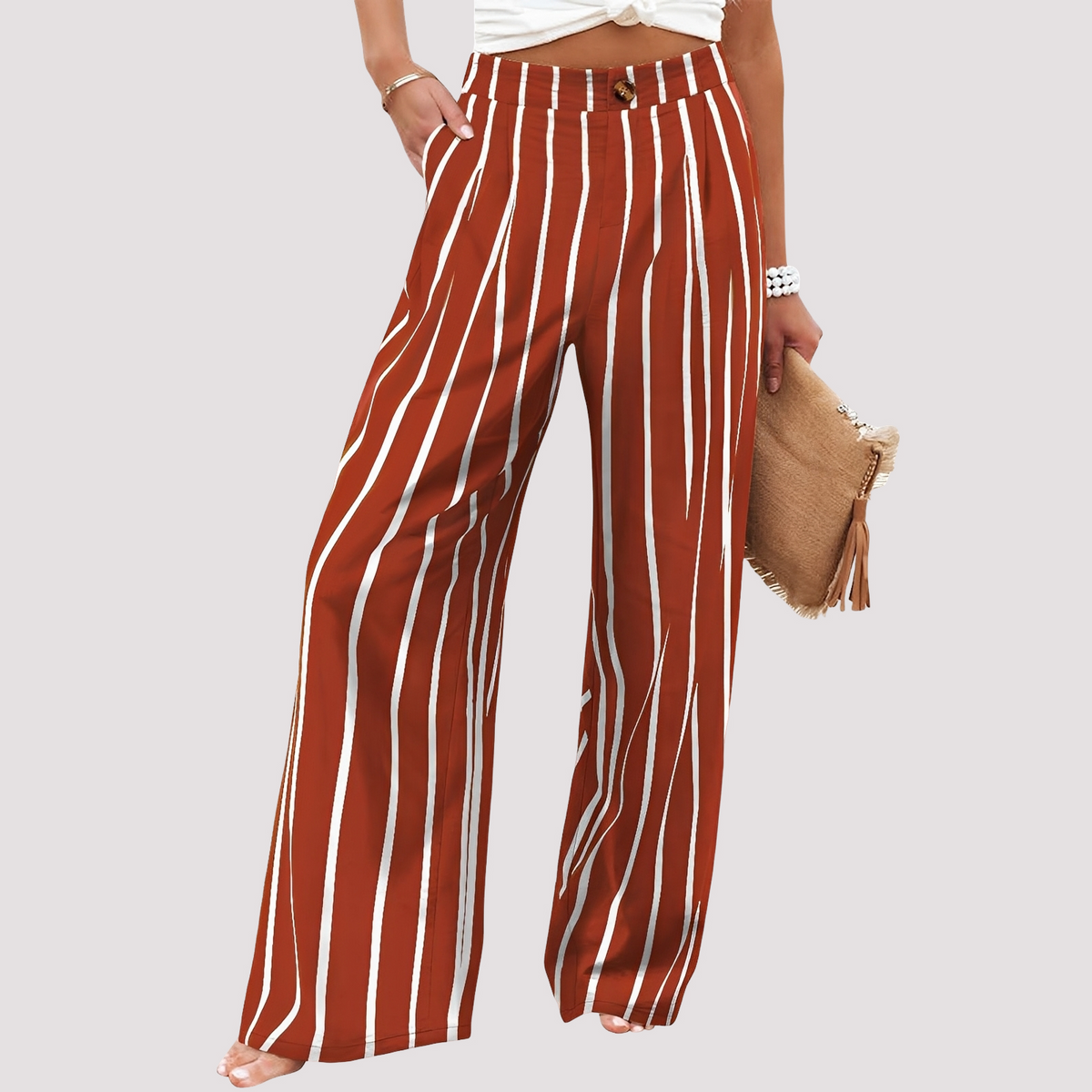 Helen - Lässige Hose mit weitem Bein für Damen