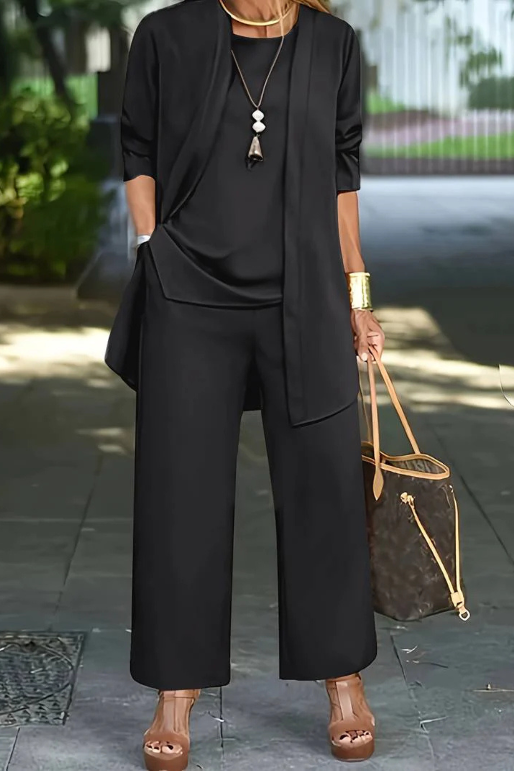 Wanda | Damen Elegantes 3-Teiliges Kleiderset – Koordiniertes Kleid Set Formal 2026