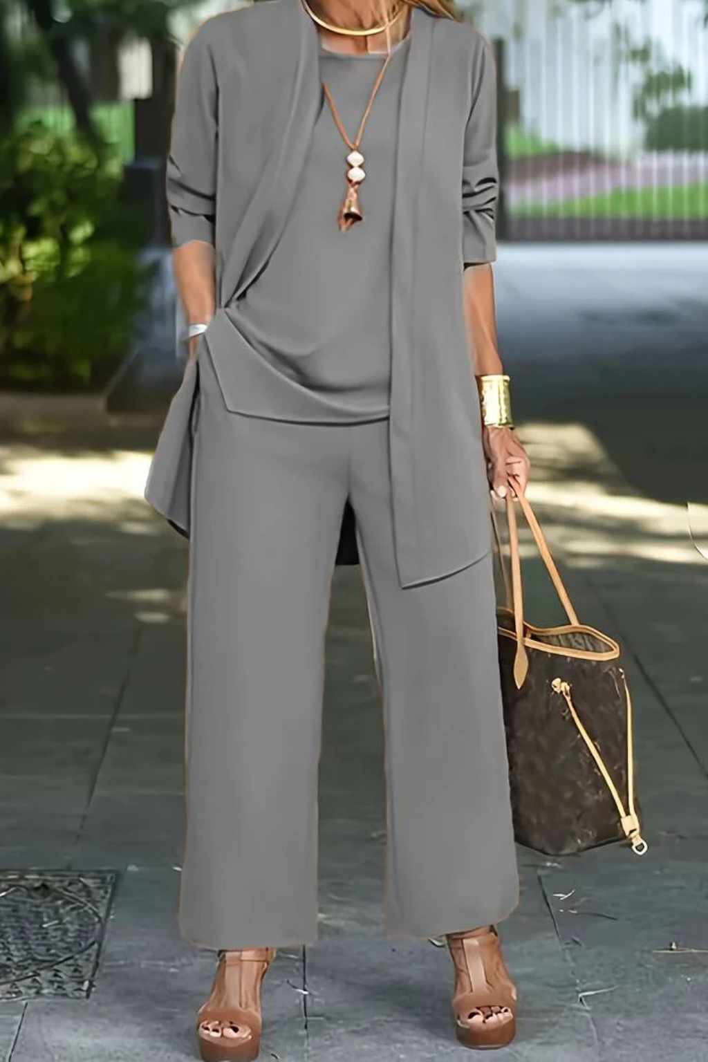 Wanda | Damen Elegantes 3-Teiliges Kleiderset – Koordiniertes Kleid Set Formal 2026