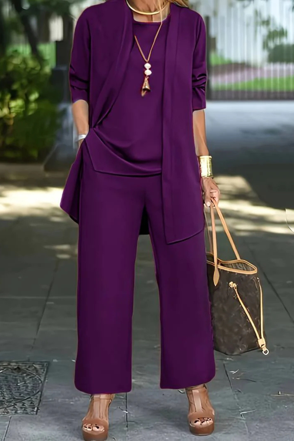 Wanda | Damen Elegantes 3-Teiliges Kleiderset – Koordiniertes Kleid Set Formal 2026