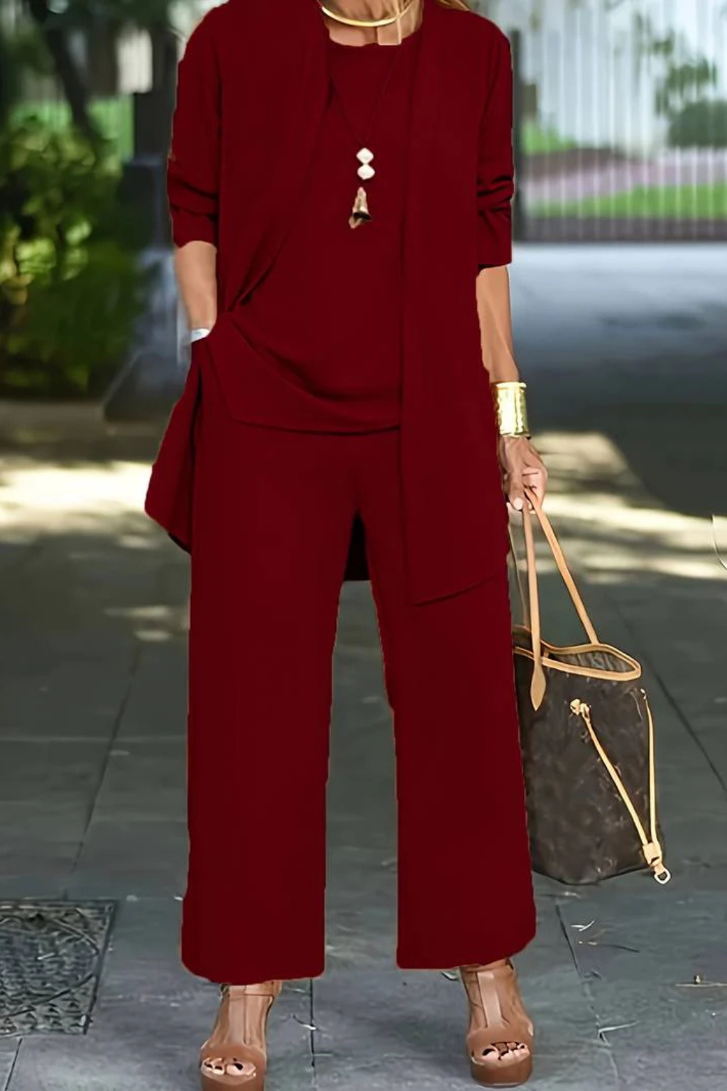 Wanda | Damen Elegantes 3-Teiliges Kleiderset – Koordiniertes Kleid Set Formal 2026