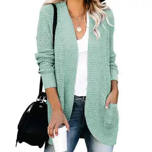 HANAE –  Long-cardigan mit retro-flair