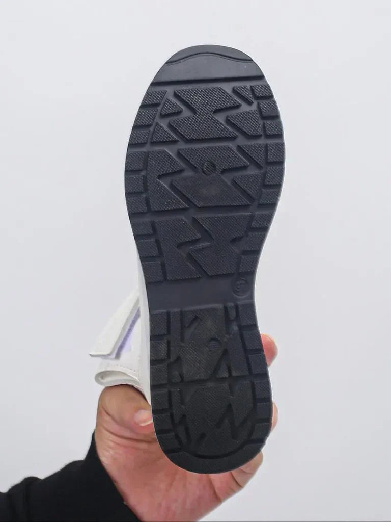 Bequeme Sandalen mit Keilabsatz und Klettverschluss für Damen
