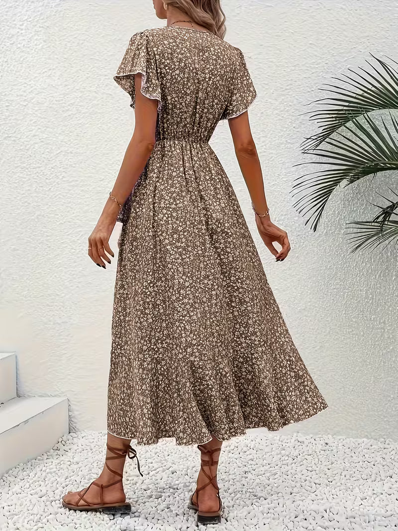 Elara | Fließendes, Bauch-umspielendes Wickelkleid