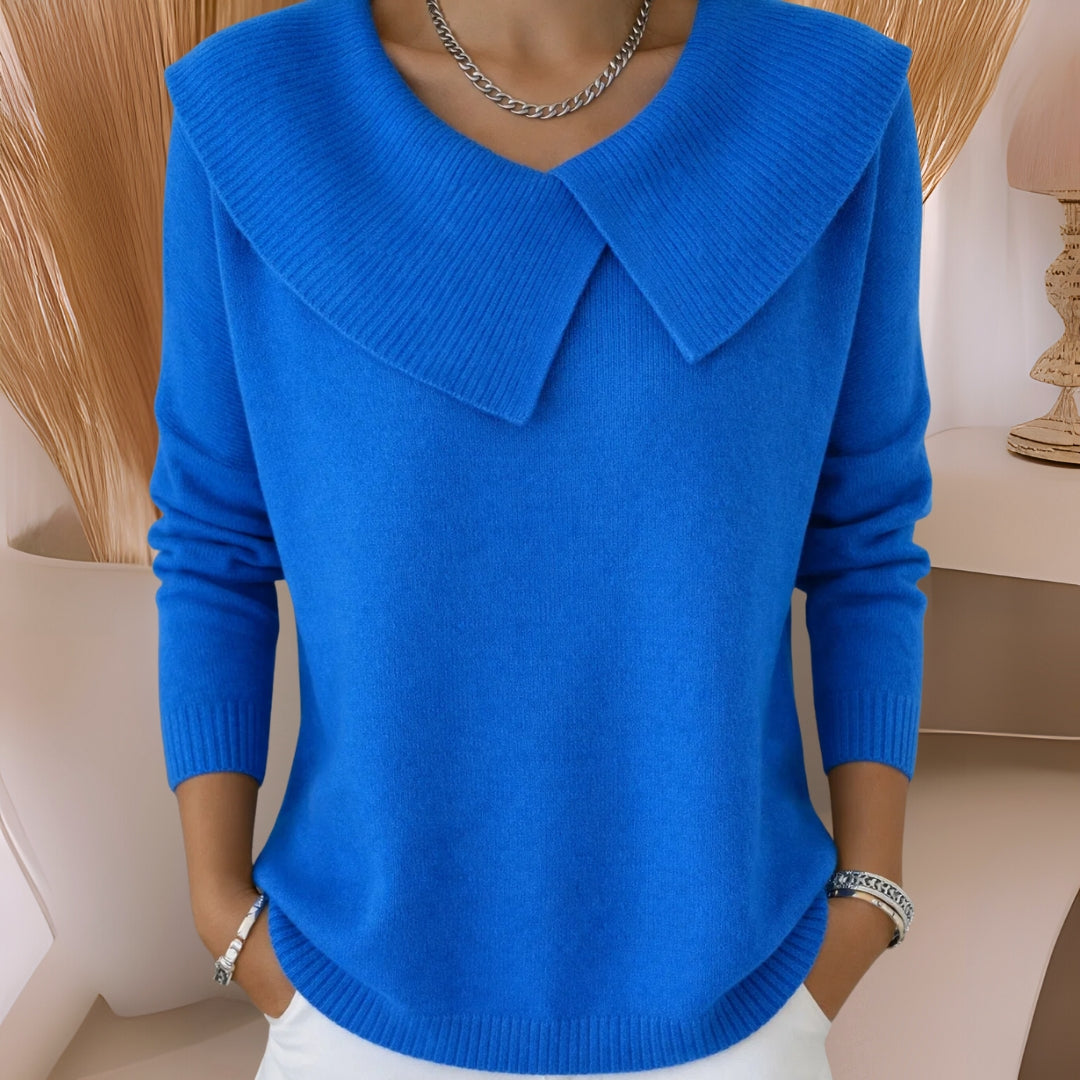 Jennifer™ | Strickpullover mit weichem Kragen