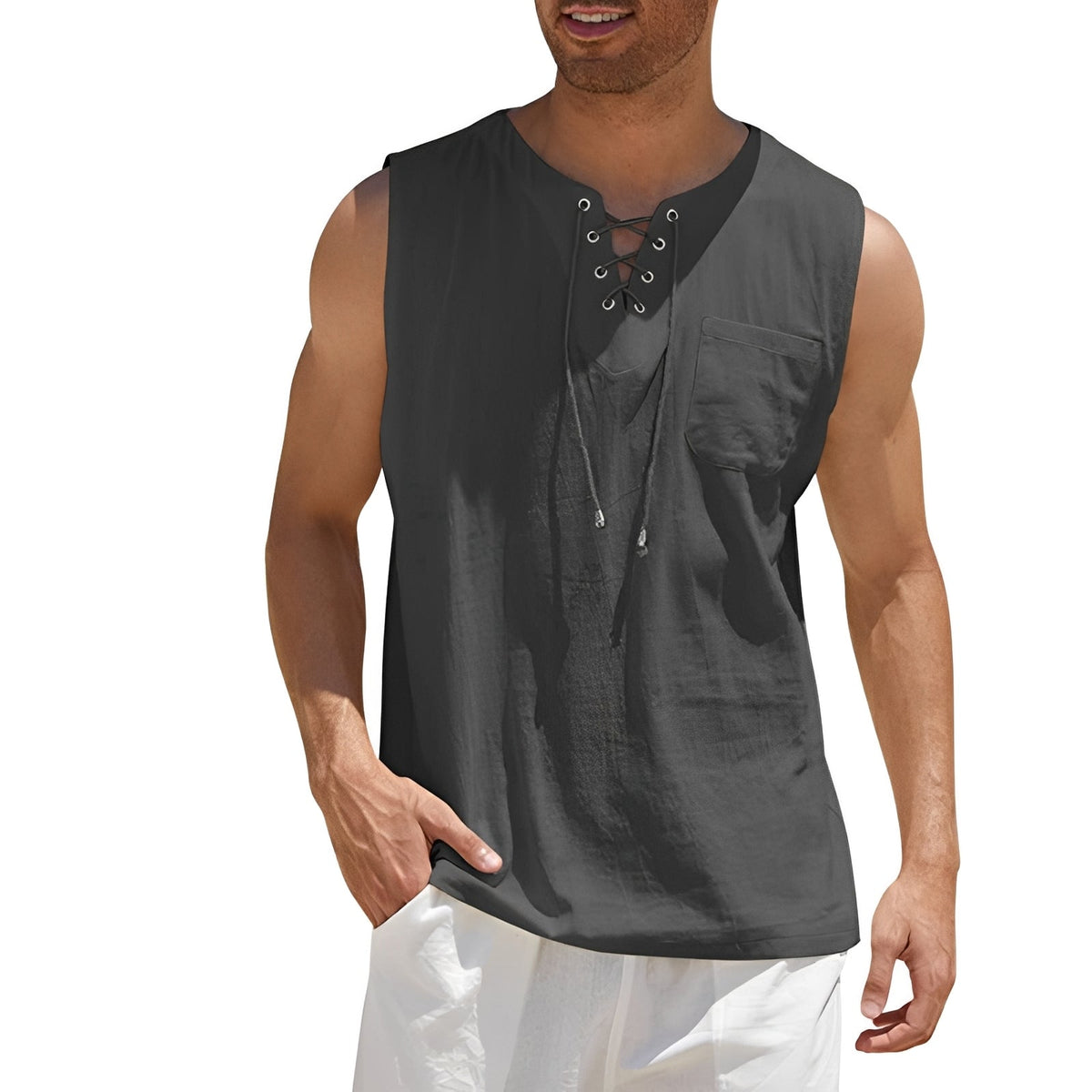 Alexia - Bequemes, ärmelloses Tanktop für Herren