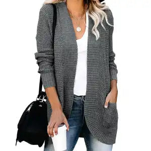 HANAE –  Long-cardigan mit retro-flair