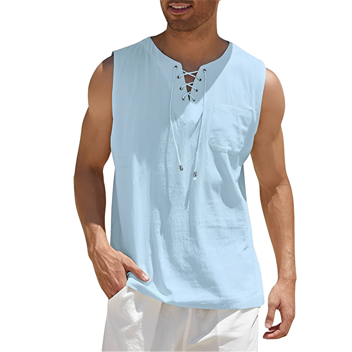 Alexia - Bequemes, ärmelloses Tanktop für Herren