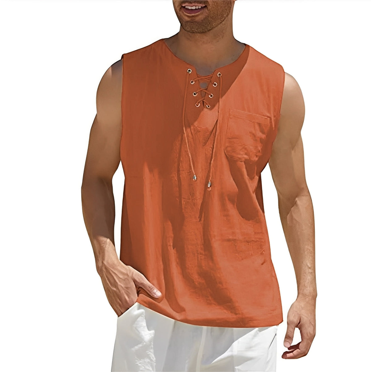 Alexia - Bequemes, ärmelloses Tanktop für Herren