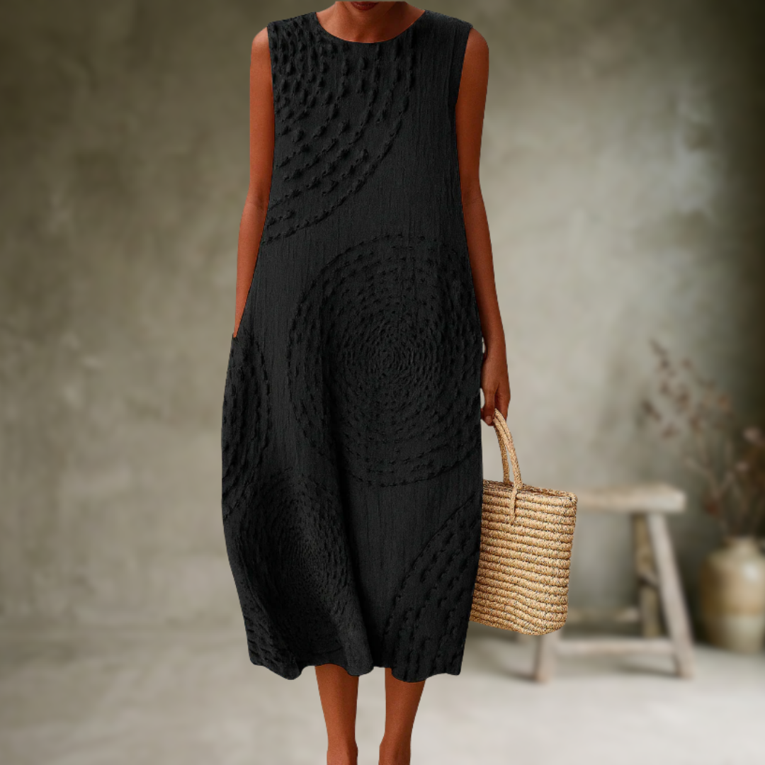 Natia – Ärmelloses Midi-Kleid Aus Baumwolle