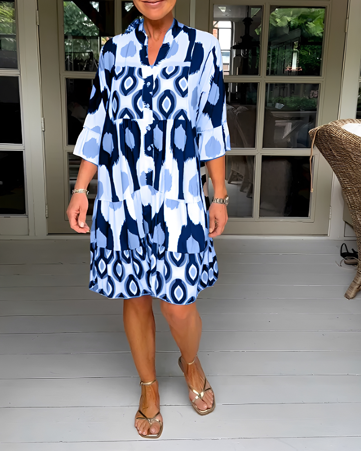 Faiza - Chic und legeres Minikleid