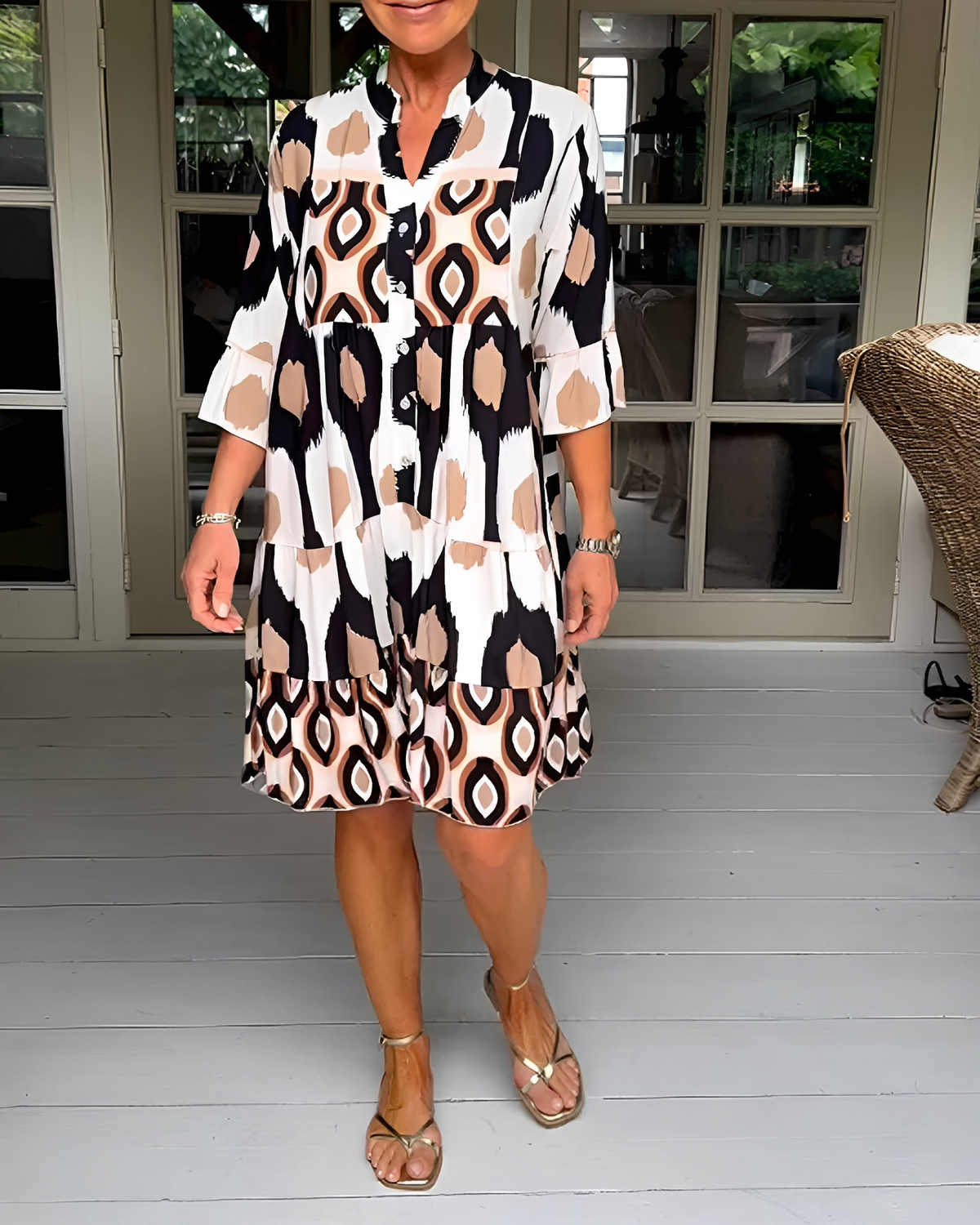 Faiza - Chic und legeres Minikleid