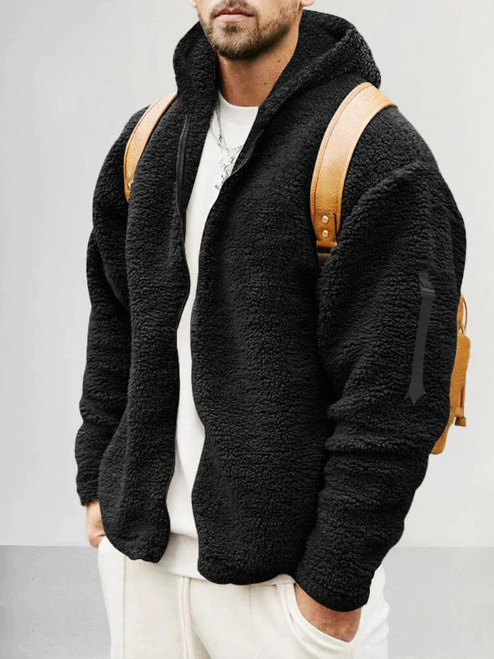 Kapuzenjacke aus Thermofleece - DAVIS