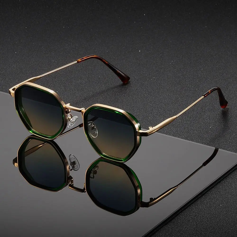 Velmora - Stylische Achtkant Sonnenbrille Mit UV Schutz