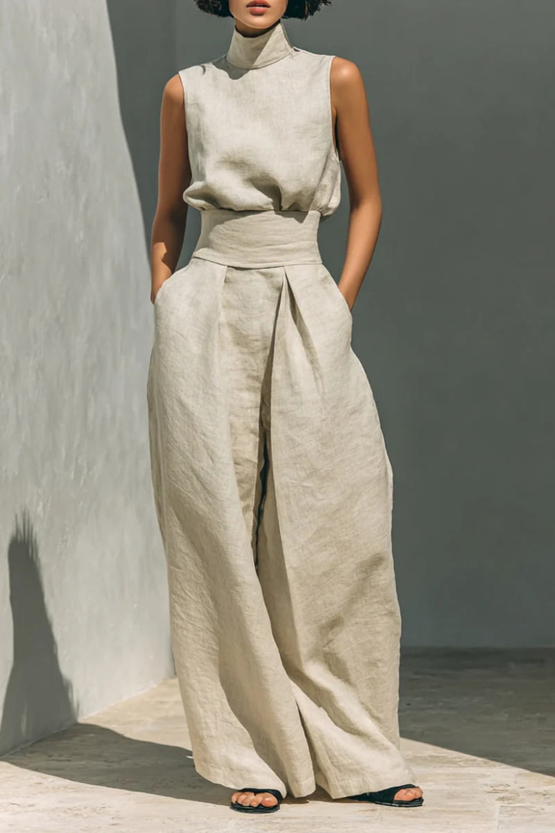 Livia | Elegantes Leinen Ensemble für den Sommer