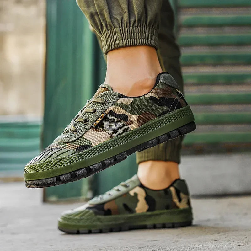 Ranger | Herren Camo-Sneaker Low-Top Taktisch Outdoor