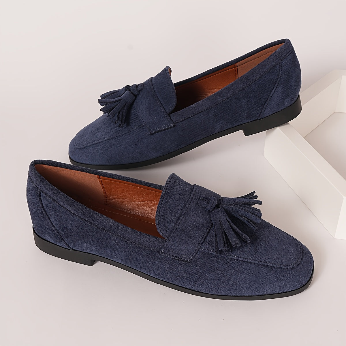 Fathima - Klassische Slipper Mit Quasten