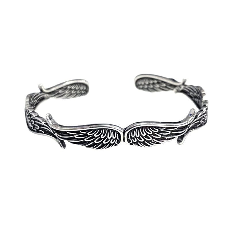 Raveya - Poliertes Engelsflügel-Armband