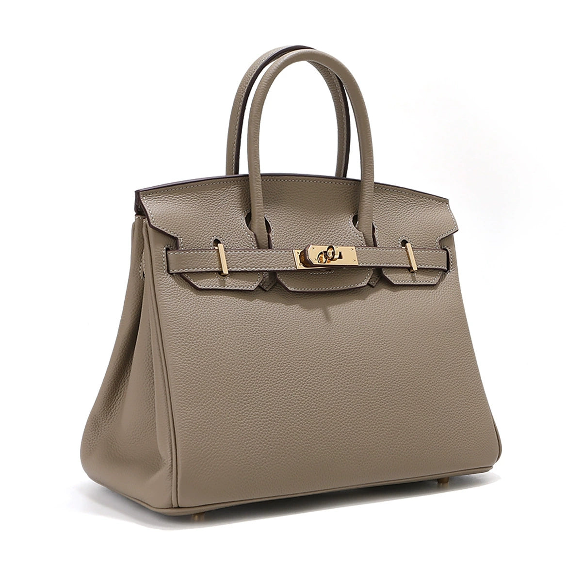 Jane – Premium-Handtasche aus echtem genarbtem Leder