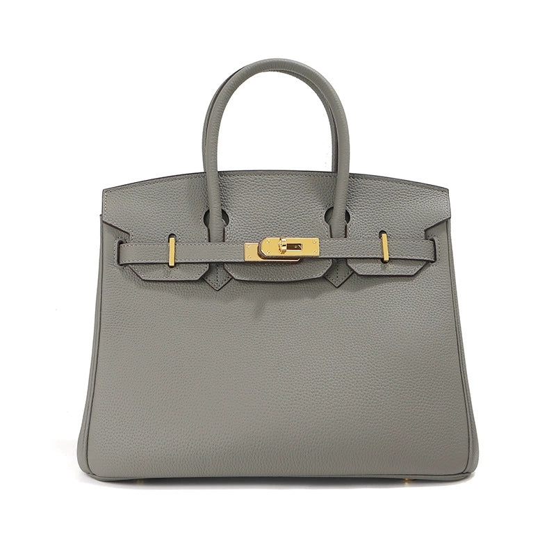 Jane – Premium-Handtasche aus echtem genarbtem Leder