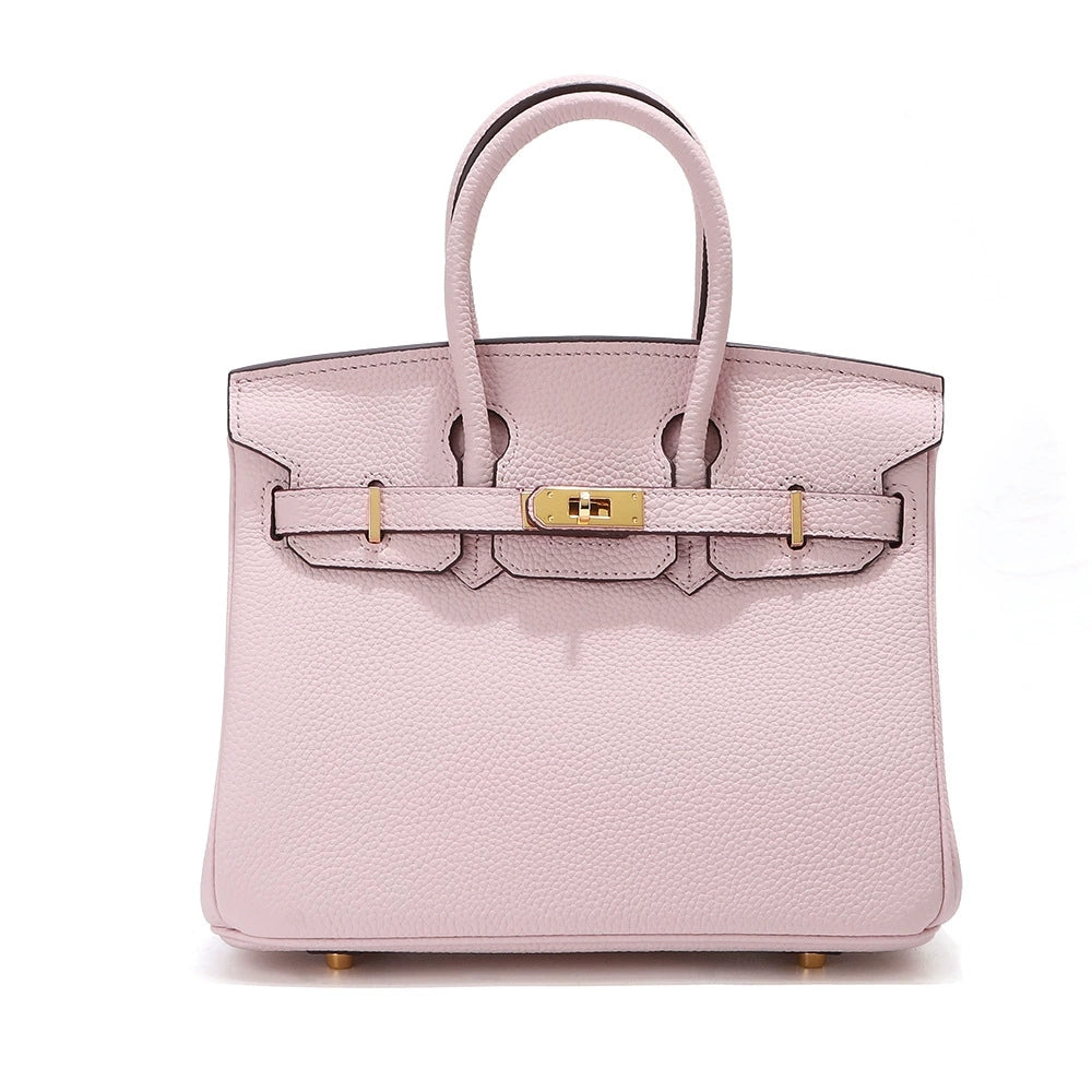 Jane – Premium-Handtasche aus echtem genarbtem Leder