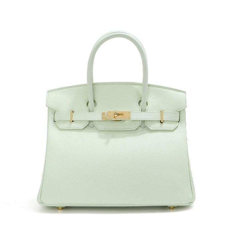 Jane – Premium-Handtasche aus echtem genarbtem Leder