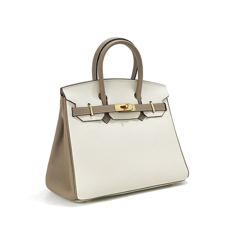 Jane – Premium-Handtasche aus echtem genarbtem Leder