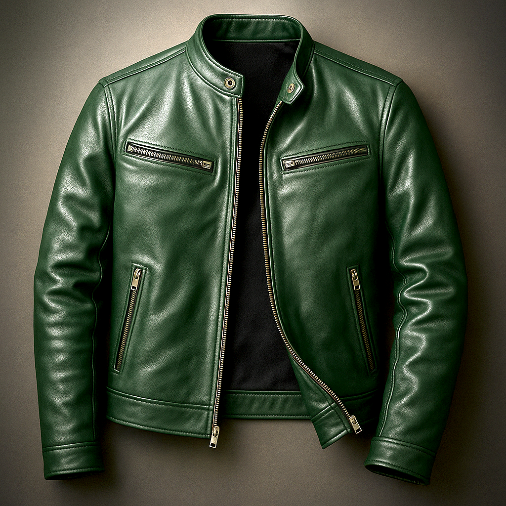 Vintage-Lederjacke