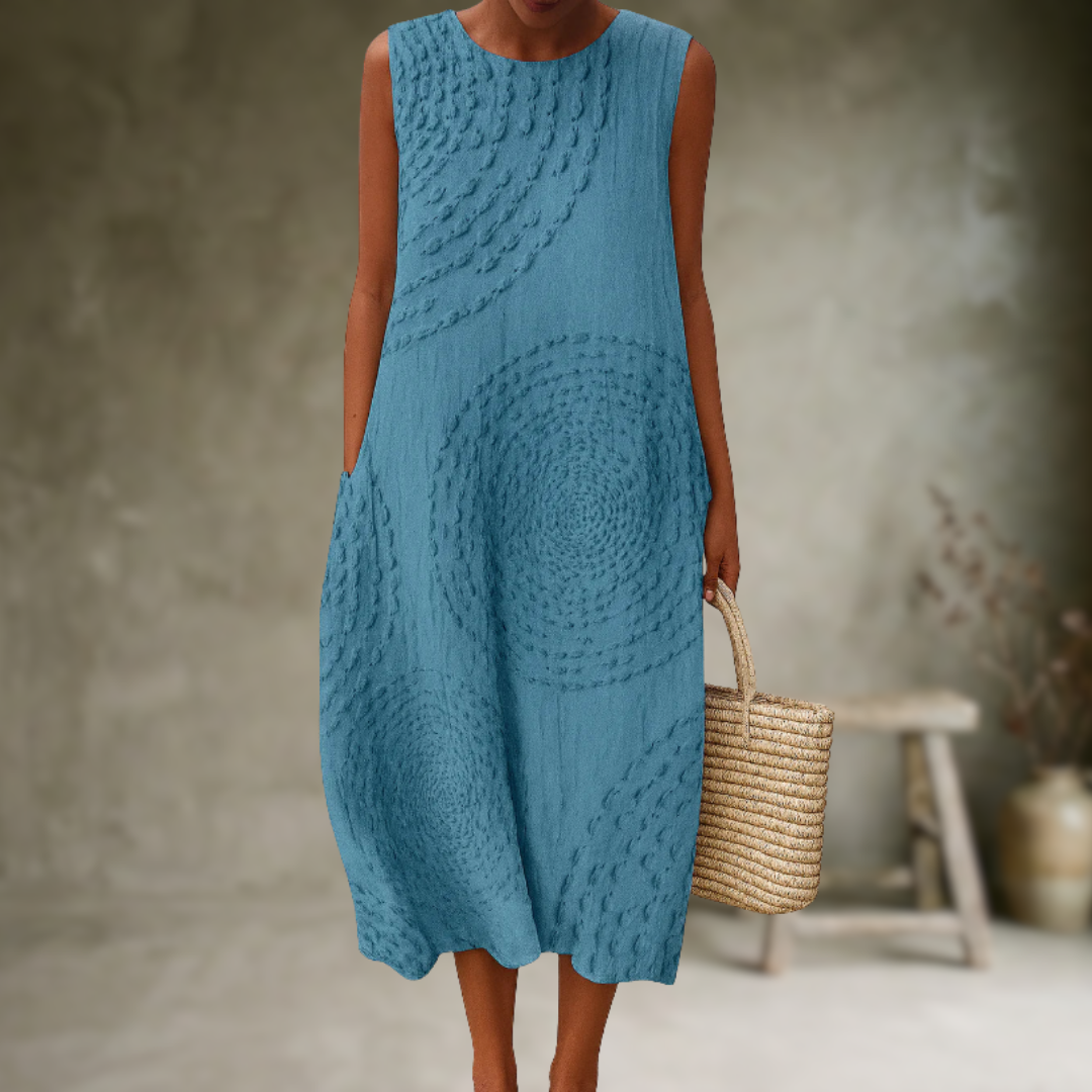 Natia – Ärmelloses Midi-Kleid Aus Baumwolle