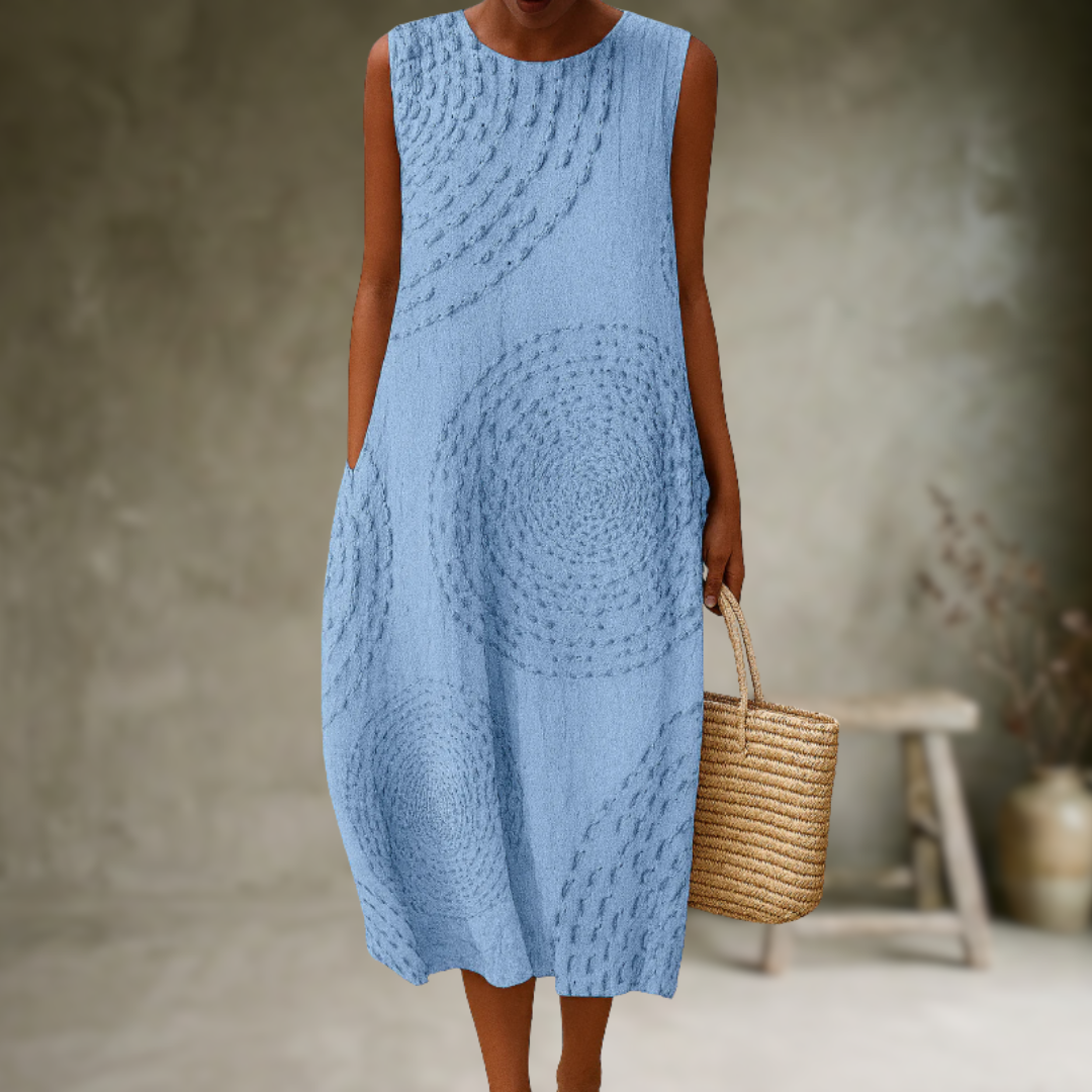 Natia – Ärmelloses Midi-Kleid Aus Baumwolle