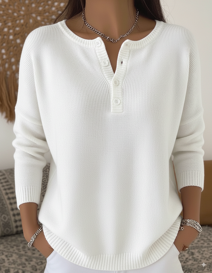 Belen - Softtouch-Henley-Sweatshirt