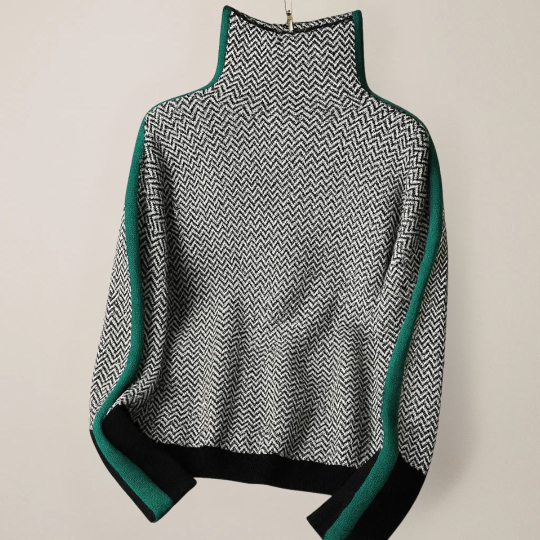 Martina™ | Pullover mit hohem Kragen