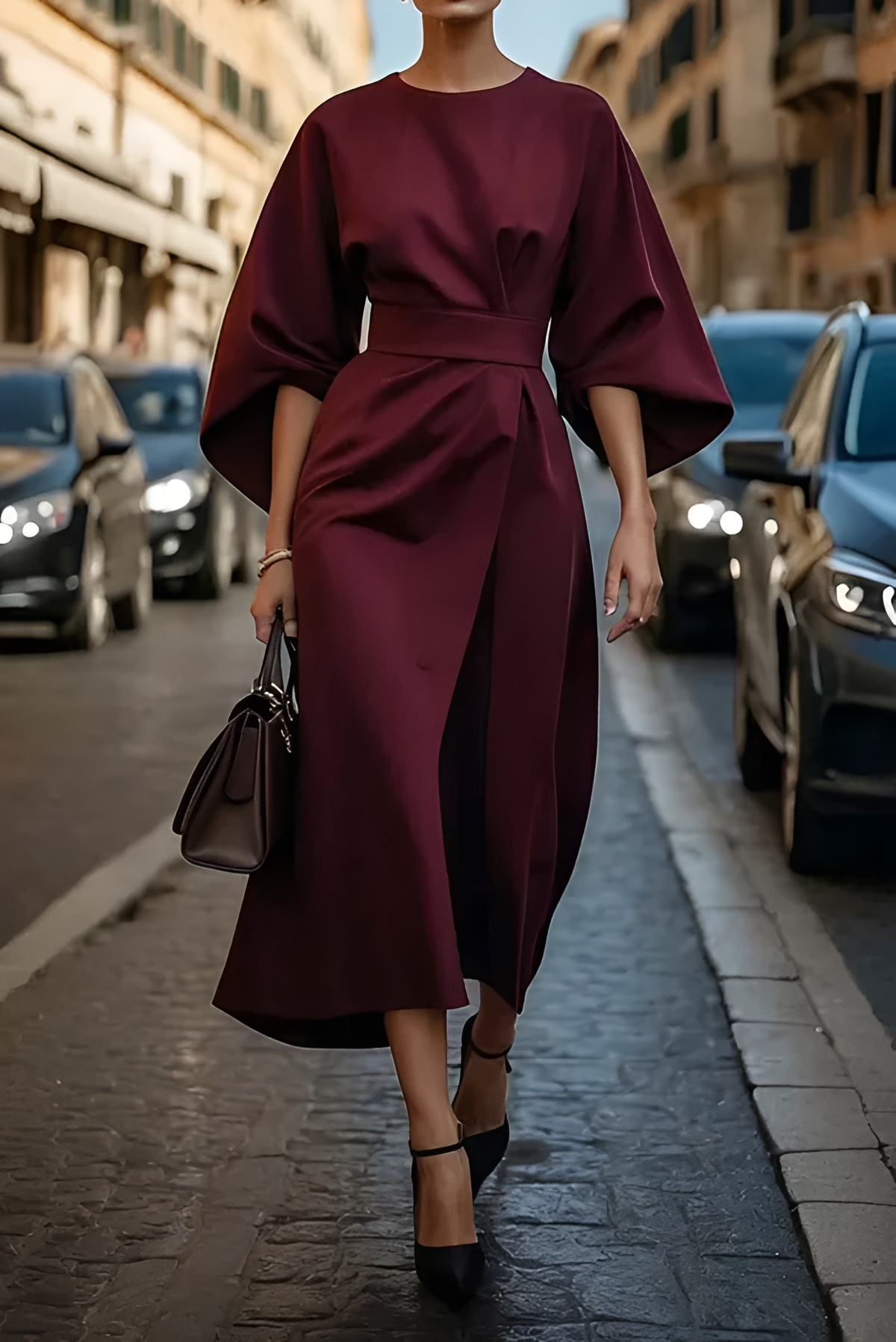 Vera - Schickes Midikleid mit Taille
