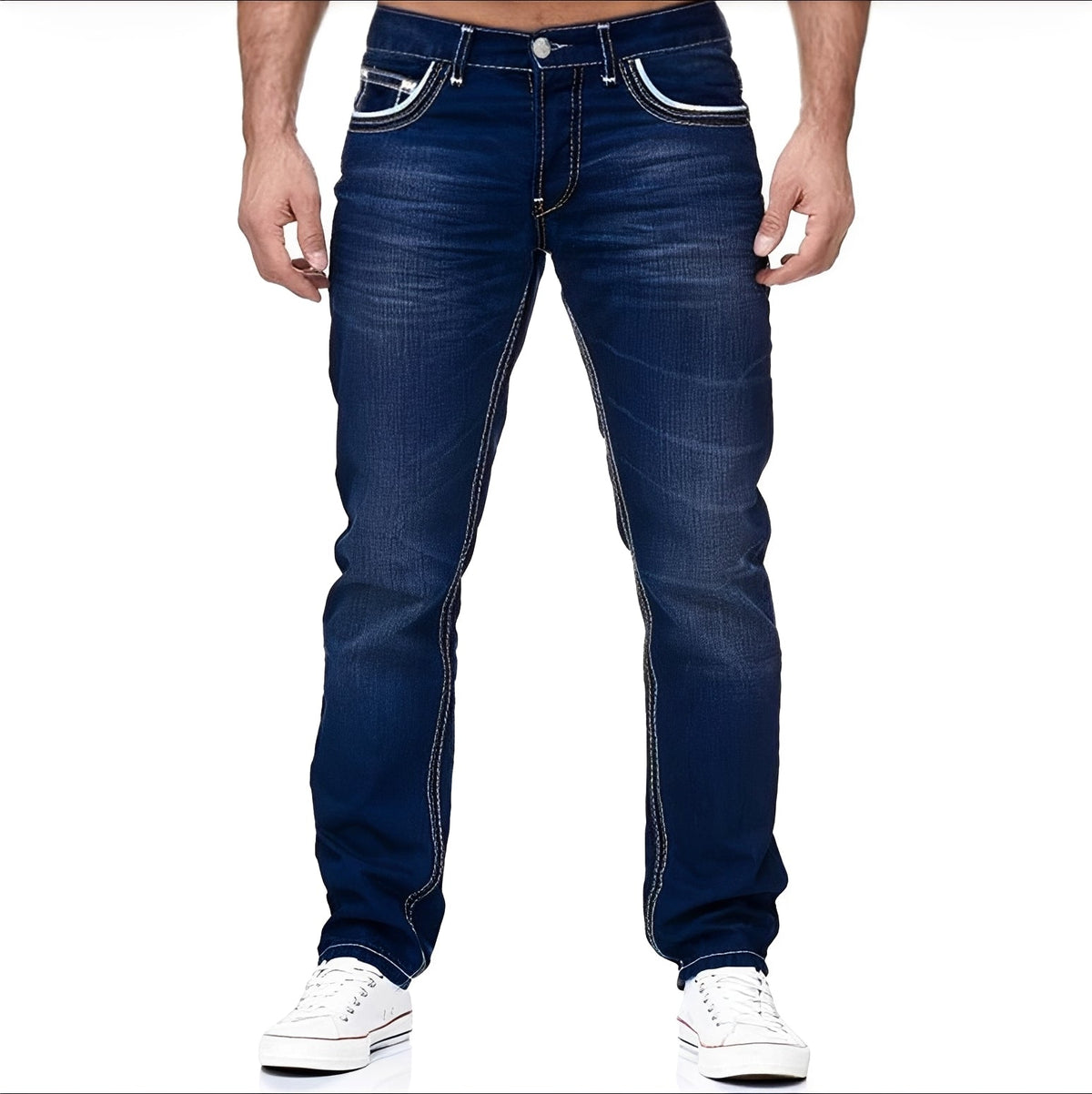 Andy - Stilvolle Jeans im Used-Look für Herren