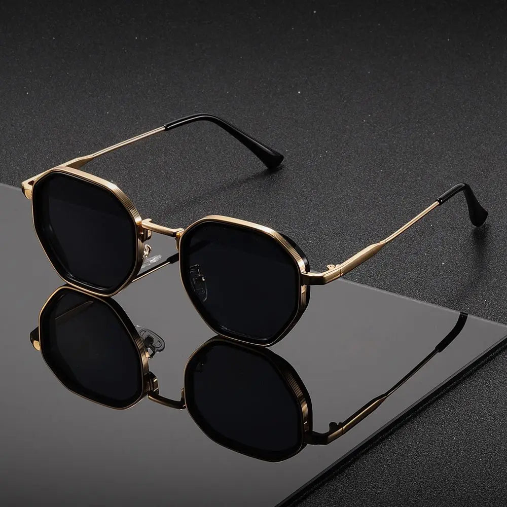 Velmora - Stylische Achtkant Sonnenbrille Mit UV Schutz