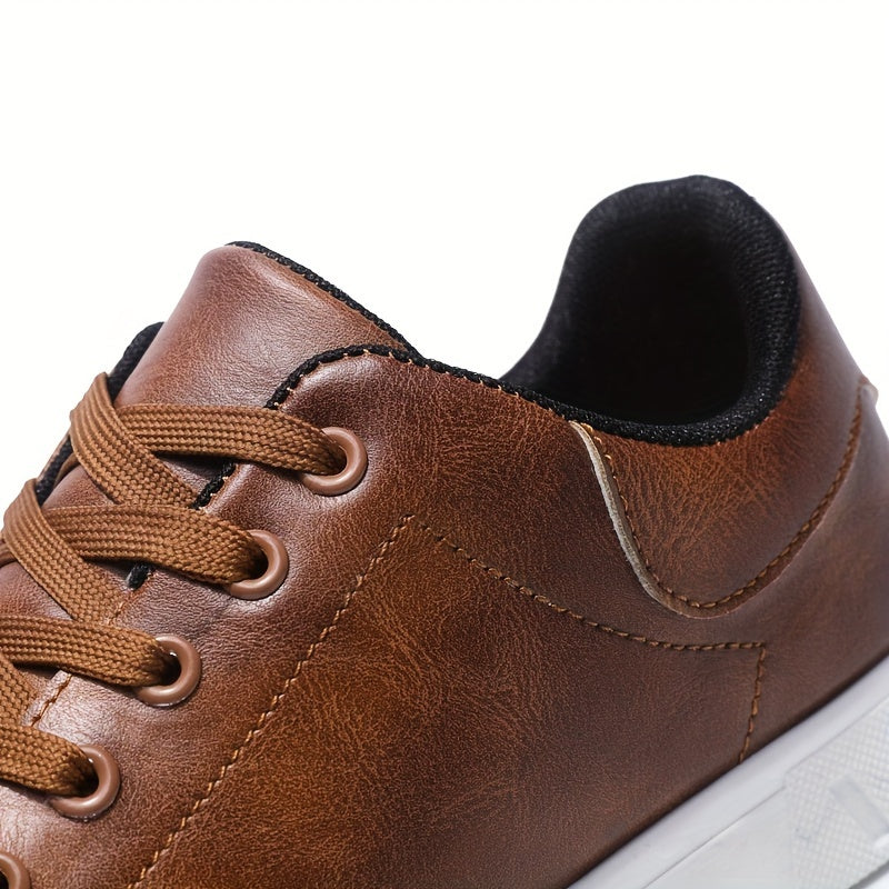 Rex | Herren Leder-Sneaker Low-Top Cupsole Casual