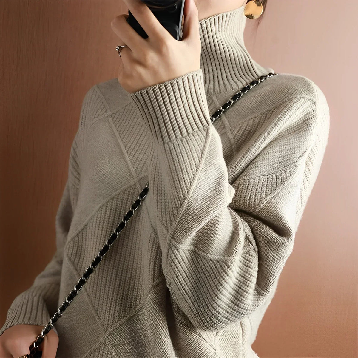 Marcelle | Chunky Rollkragenpullover