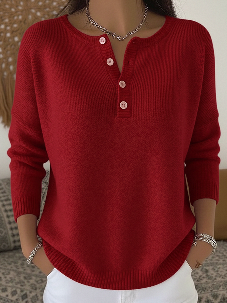 Belen - Softtouch-Henley-Sweatshirt