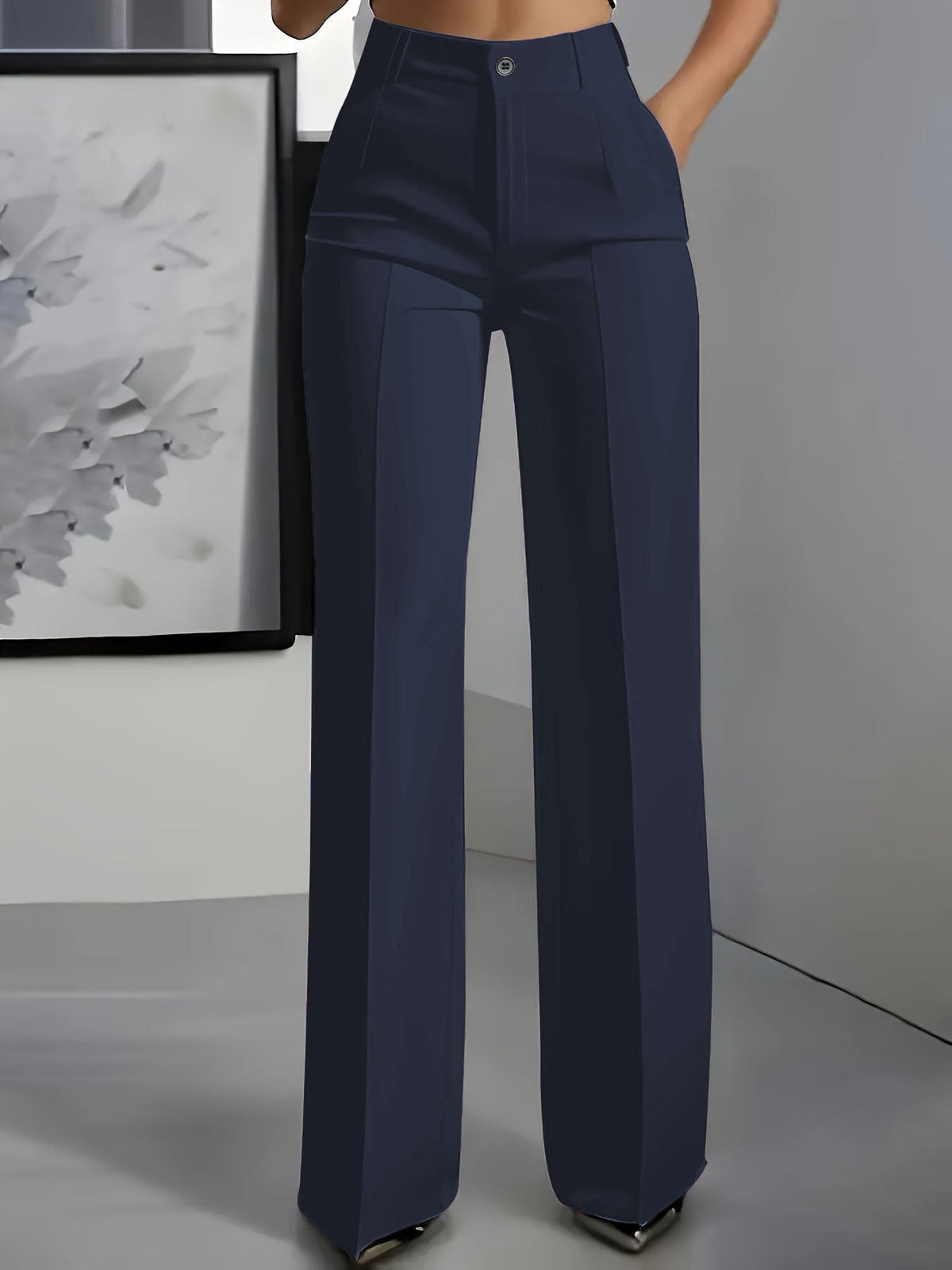 Orelisse - Hochtaillierte Wide-Leg-Hose