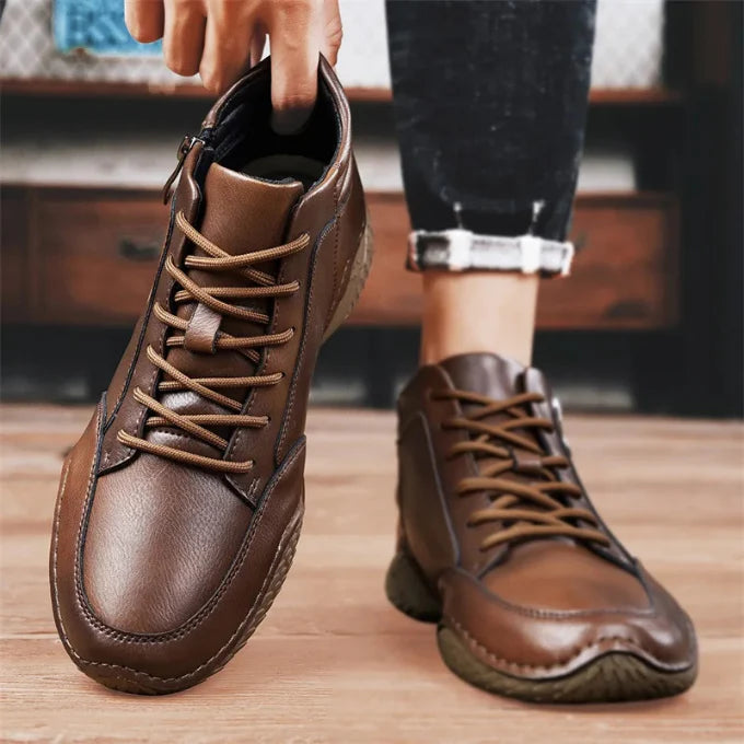 Elias | Wadenhohe Lederstiefel für Herren