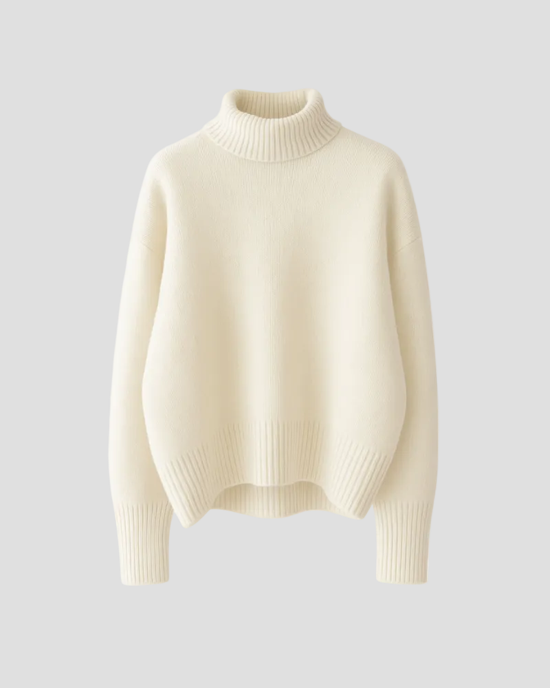 Irena | Pullover mit Rollkragen in klarer Silhouette