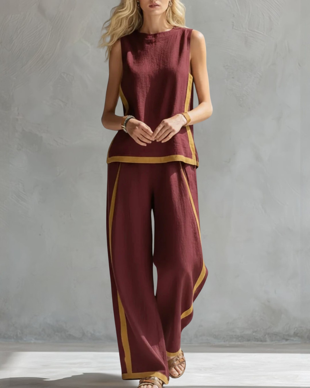 Leila | Elegantes Zweiteiliges Set mit Modernem Touch