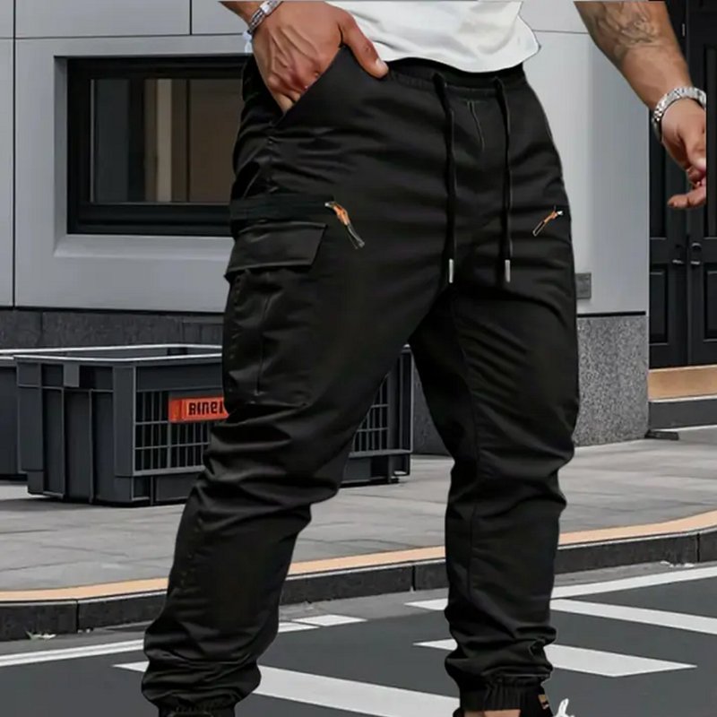 Masoon - Jogging Hose Aus Stretch Werkstoff