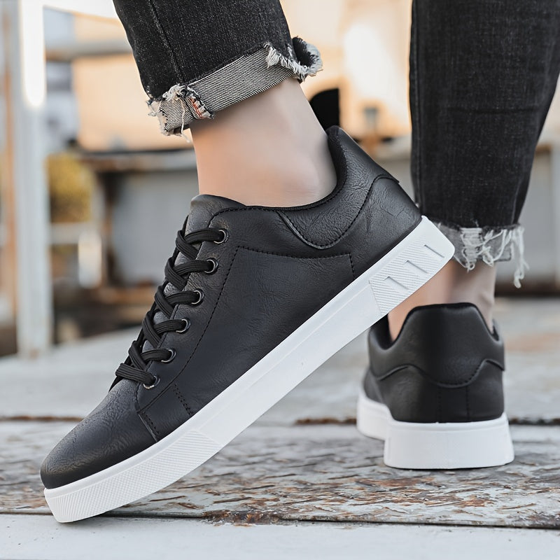 Rex | Herren Leder-Sneaker Low-Top Cupsole Casual