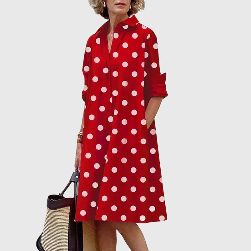 Oshadi - Elegantes Mini Kleid Mit Tasche