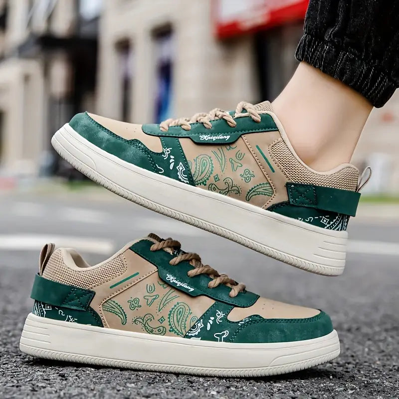 Weber - Bedruckte Schnürschuh-Sneaker